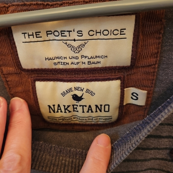 EUC Poet's Choice Naketano Brave New World Lightweight Pullover Sweater Size S - Picture 2 of 7